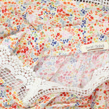 Pearl Global Square Neck Crochet Trim Woven Blouse Shirt Top See Measurements