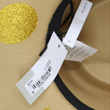 BP. Womens Rhinstone Flat Moon Wool Blend Sun Hat Brown Multi One Size