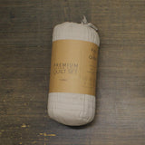 iEnjoy Home All Season 3-Piece Stripe Stitch Quilt Set Beige Brown Full / Queen