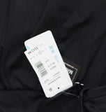 Swim Solutions Tie Front Empire-Waist Swimdress One Piece Swimsuir Black 12