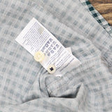 Tommy Hilfiger Mens Gingham Check Cotton Plaid Custom Fit Dress Shirt Green XL