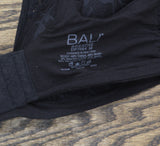Bali Womens Breathe Wireless T-Shirt Bra DF7594 Black M
