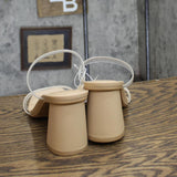 A New Day Womens Stacy Mule Heels 89530523 Clear Brown 11M