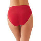 Wacoal B-Smooth Seamless Full Coverage Hi-Cut Brief Panty Equestrian Red 3X