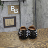A New Day Womens Satin Rhinestone Pointed Toe Flats Black 6M