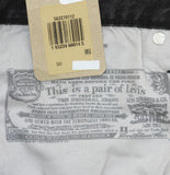 Levi's 501 Original Distressed Button Fly Jean Shorts Jorts Lunar Black 30