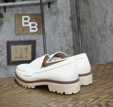 Journee Collection Womens Comfort Foam Kenly Loafer KENLY White 11M