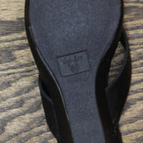 Style & Co. Womens Chicklet Wedge Thong Sandals CHICKLETPR Black 6.5M