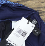La Blanca Island Goddess Charmed Coast One Piece Swimsuit Chambray Blue 12