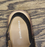 Easy Spirit Lana Double Strap Slingback Sandal SELANA2 Black / Brown 6.5M