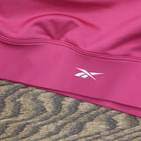 Reebok Womens Padded Workout Ready Sports Bra HI6919 Pink / White 2XL