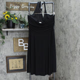 Evan-Picone Womens Knit Halter Swing Fit & Flare Dress 16666e1f79b05a Black 16
