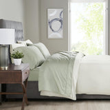 Madison Park 525 Thread Count Cotton Rich Sateen 4-Pc. Sheet Set Sage Green Full