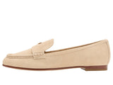 Michael Michael Kors Womens Jennings Suede Loafer 40S6JNFP1S Khaki Brown 9M
