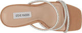 Steve Madden Women's Libbie Heeled Sandal LIBB03S1 Camel Nubuck Brown 10M
