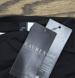 Lauren Ralph Lauren Womens Swim Beach Club Solid Macrame Ring Bottom Black 8