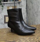 A New Day Womens Lonnie Kitten Heel Stretch Ankle Boots 90511444 Black 8M