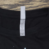 The Next Level Womens Cats Graphic Front & Back Graphic T-Shirt Tee Black XL