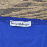 Bleeker & McDougal Colorblock Sleeveless Knit Blouse Shirt Top Blue / Black