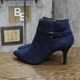 Bella Vita Women's Aileen Bootie Ankle Boot AILEN Navy Super Suede 11WW