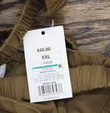 A New Day Womens Open Back Maxi Dress 94439783 Olive Brown XXL