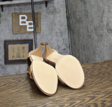 Style & Co. Womens Paycee Two-Piece Dress Heel Sandals Soft Nude Brown 9.5M