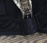 Paramour Womens Aura Embroidered Contour Bra Demi Coverage Black Champagne 40DD