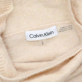 Calvin Klein Womens Cable Knit Sleeve Sweater M2XSJ728 Blush Pink L