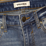 Vigoss Ladies' High-Rise Straight Crop Jean 1801122