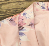 Alex Evenings Floral Printed 3/4 Sleeve Top Pullover Pink Blush / Multi SP
