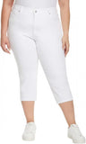 Gloria Vanderbilt Women's Amanda Capri Jeans 1386509 White 12