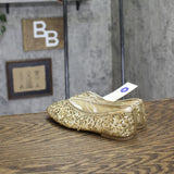 A New Day Womens Sammie Shoes Sequin Flats Ballet 94685483 Gold Yellow 6M
