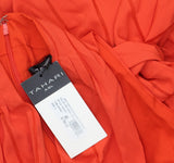 Tahari ASL Womens Fringe-Tie Georgette Dress Red 4