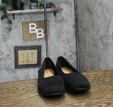 Comfortview Womens The Lyra Slip On Flats Black 11M