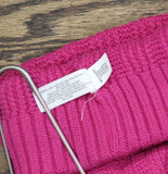 On 34th Womens Boxed Rib-Knit Beanie Gift Pom Pom Rolled MO1542501 Bright Pink