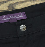 Gloria Vanderbilt Fit High-Rise Tapered Jeans Short Inseam Black 18W Short