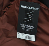Miraclesuit Underwire Allover-Slimming One Piece Swimsuit Tamarind Brown 24W