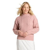 A New Day Womens Round Neck Cable Knit Pullover Sweater 94681582 Pink S
