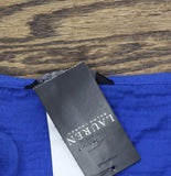 Lauren Ralph Lauren Womens Top & Pants Cover Up Swim Woven Blue Saturn M