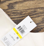 DKNY Weathered Twill Zip-Front Vest P5ETTB77 Coconut Off White M