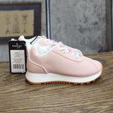 Bebe Toddler Girls Lace Charms Metallic Logo Sneakers BBSNH0341D Blush Pink 6T