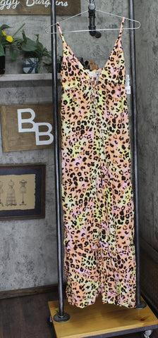 Bar III Womens Animal-Print Swim Cover Up Dress MBSH24834 Multi Animal Pink XS