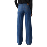 Levi's Womens 318 Shaping Wide-Leg Jeans 0033F0000 Clever Girl Blue 18W