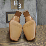 Naturalizer Womens Paloma Heeled Slip On Mules Clog H7021L3 Tawny Brown 10M