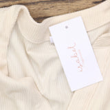 Isabel Maternity By Ingrid & Isabel Maternity Ribbed Top Cream Off White L