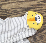 Little Me Baby Boys' Little Lion Footie Knit LBQ13240N Gray Multi 6 Months