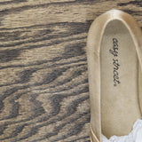 Easy Street Womens Jasper Wedge Sandal JASPR Natural Thai Silk Brown 8W