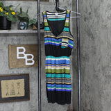 Estam Womens Woven Lightweight Fit & Flare Dress 1667e6cae9343a Black Multi S