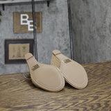 A New Day Womens Ansel Double Band Open Toe Wedge Heels 93320231 Tan Brown 7.5M