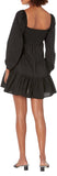 Bb Dakota Womens Daniella Babydoll Casual Dress Black S